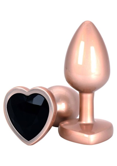 Korek analny z kryształem Toyjoy Rose gold