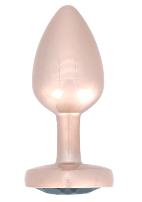 Korek analny z kryształem Toyjoy Rose gold