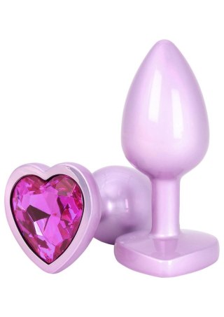 Korek analny w kształcie serca Toyjoy Time To Shine pink