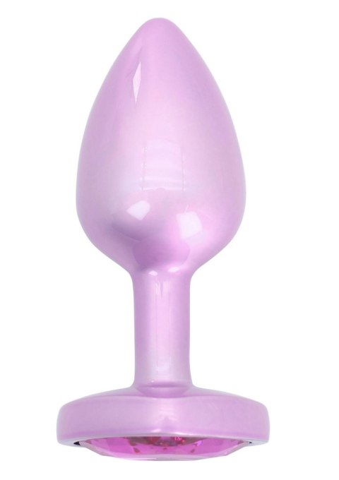 Korek analny w kształcie serca Toyjoy Time To Shine pink