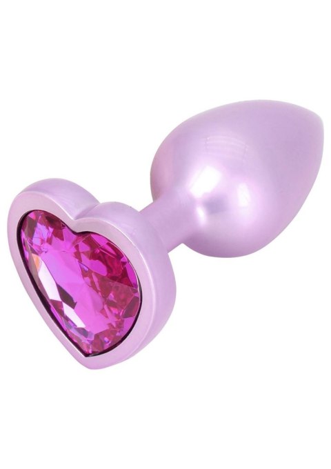 Korek analny w kształcie serca Toyjoy Time To Shine pink