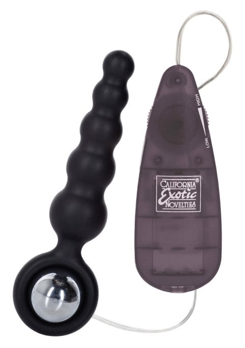 Korek analny z koralikami Booty Shaker black