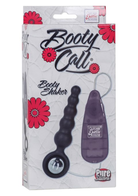 Korek analny z koralikami Booty Shaker black