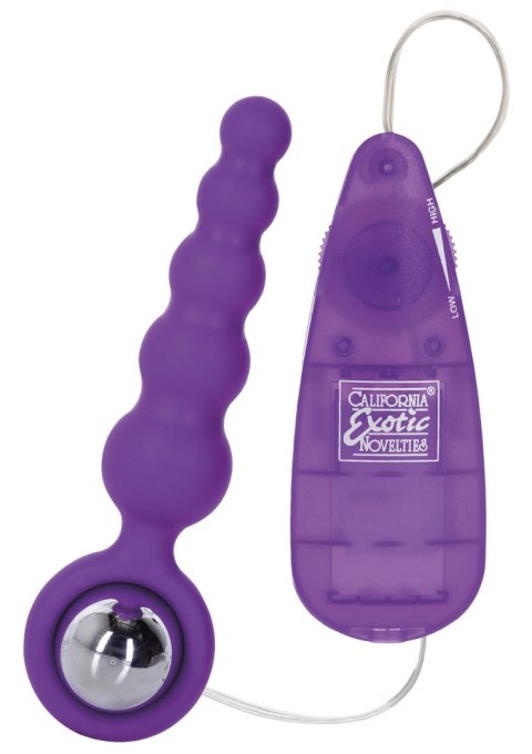Korek analny z koralikami Booty Shaker Purple