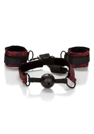 Knebel do ust SCALA z kajdankami black