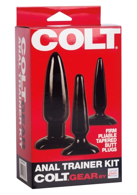 Zestaw korków analnych COLT Anal Trainer Kit Black