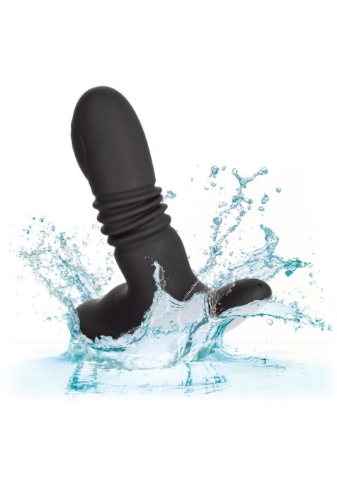 Wibrujący korek analny Eclipse Thrusting Probe 9,5 cm Black
