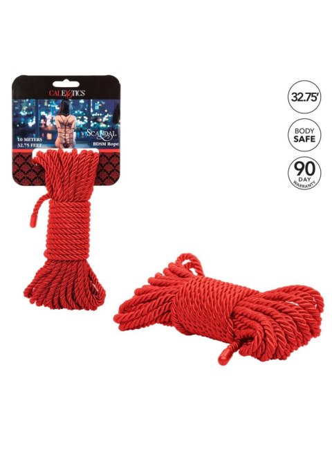 Lina do wiązania Scandal BDSM Rope 10m Red