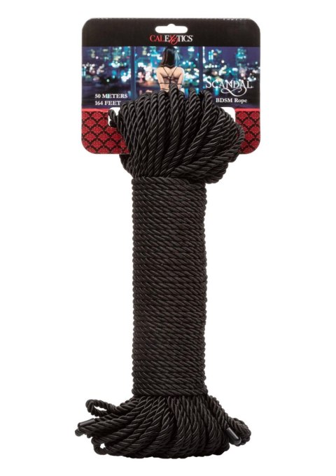 Lina do wiązania Scandal BDSM Rope 50m Black