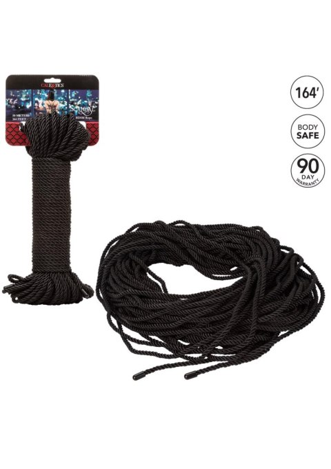 Lina do wiązania Scandal BDSM Rope 50m Black