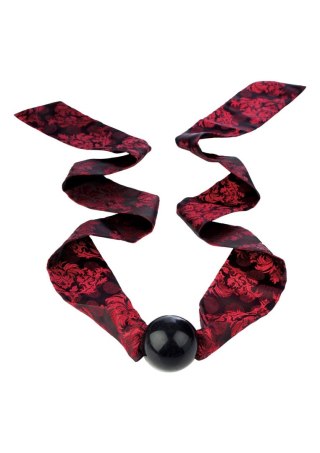 Knebel do ust SCALA Scandal Ball Gag czarno - czerwony