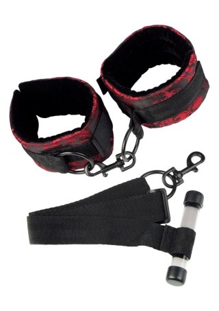 Kajdanki + zaczep Scandal Over The Door Cuffs Black