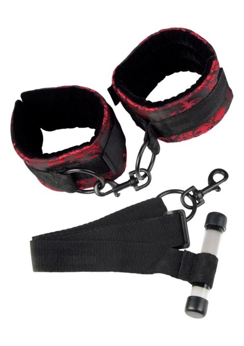 Kajdanki + zaczep Scandal Over The Door Cuffs Black