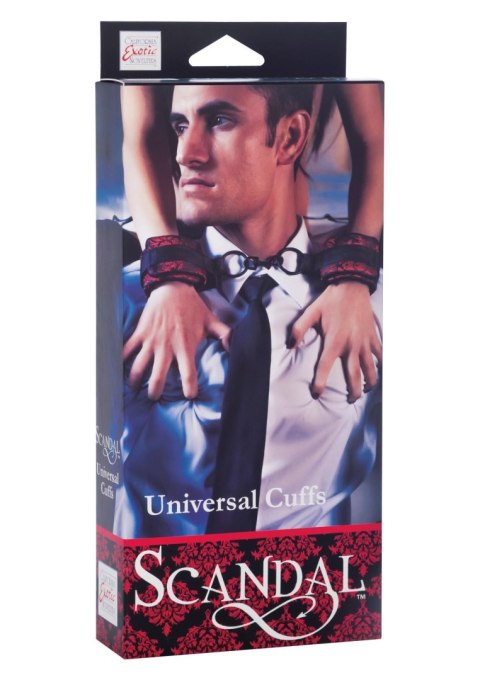 Kajdanki 2w1 Scandal Universal Velcro Black