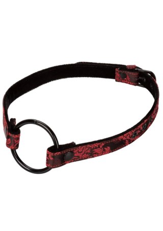Knebel do ust otwarty SCALA Scandal Black/Red