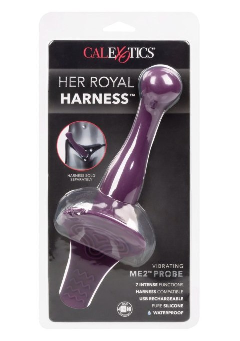Wibrujące dildo Strap on 7 funkcji ME2 Probe 16,5 cm fioletowe
