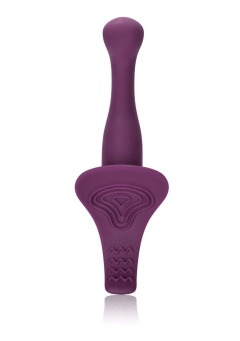 Wibrujące dildo Strap on 7 funkcji ME2 Probe 16,5 cm fioletowe