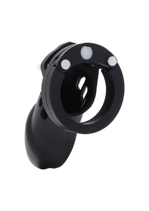 Chastity Cock Cage Slicone L Black