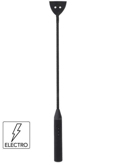 Pejcz SCALA z elektrostymulacją USB, skóra PU black