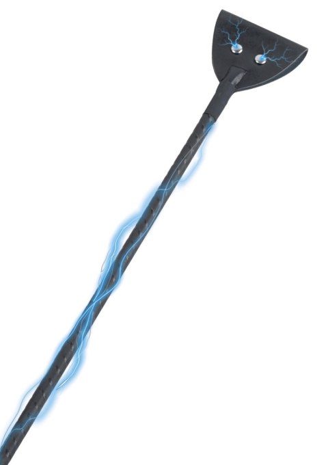 Pejcz SCALA z elektrostymulacją USB, skóra PU black