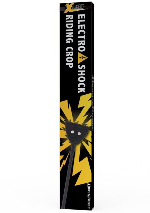 Pejcz SCALA z elektrostymulacją USB, skóra PU black