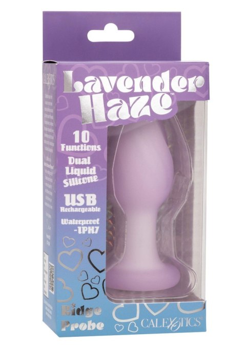 Korek analny z wibracjami Lavender Haze Ridge Purple
