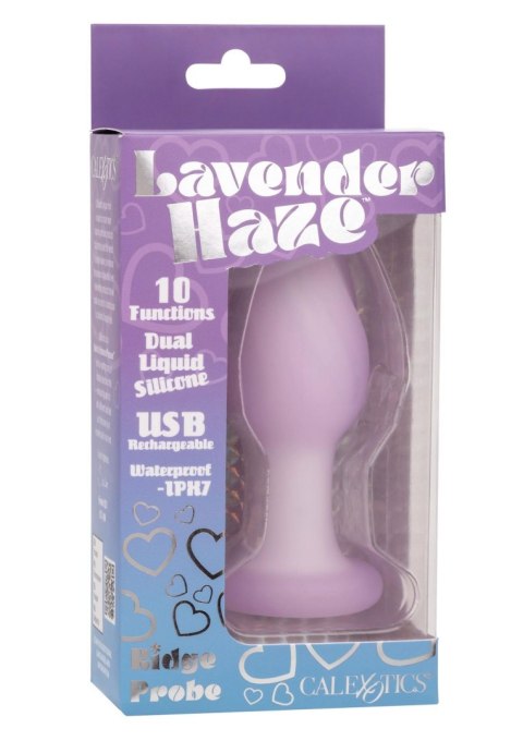 Korek analny z wibracjami Lavender Haze Ridge Purple