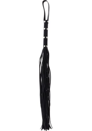 Pejcz SCALA z ćwiekami długi 75 cm black