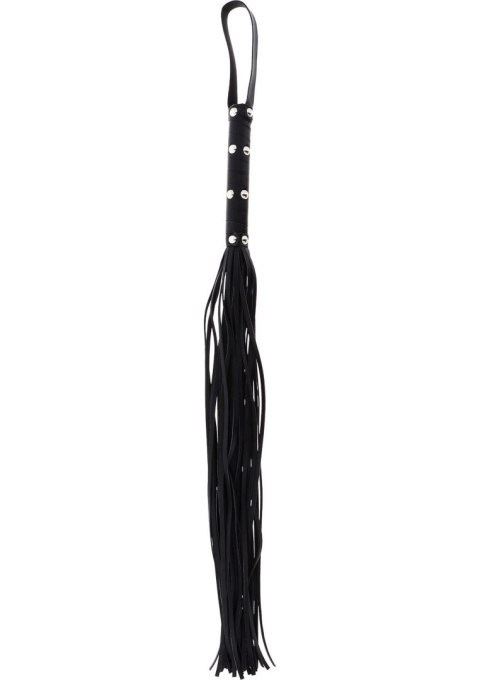 Pejcz SCALA z ćwiekami długi 75 cm black