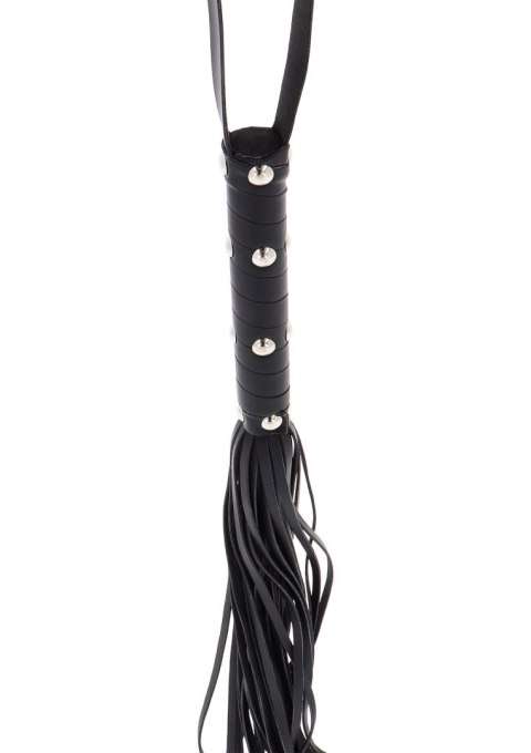 Pejcz SCALA z ćwiekami długi 75 cm black