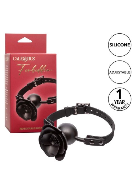 Knebel do ust SCALA Removable Rose Gag Black