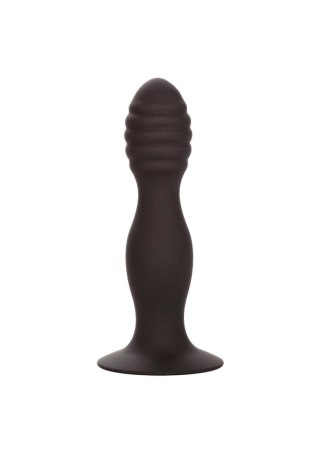 Korek analny SCALA karbowany silikon black