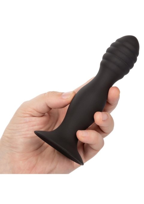 Korek analny SCALA karbowany silikon black