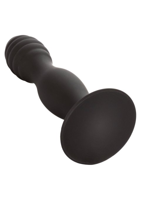 Korek analny SCALA karbowany silikon black