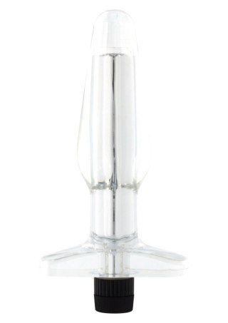 Wibrujący korek analny Aqua Vee żelowy 15,5 cm Transparent