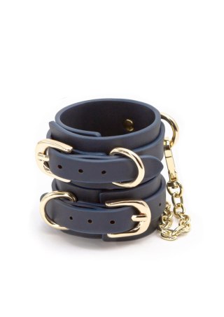 Kajdanki na nadgartski Bondage Couture blue
