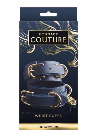 Kajdanki na nadgartski Bondage Couture blue
