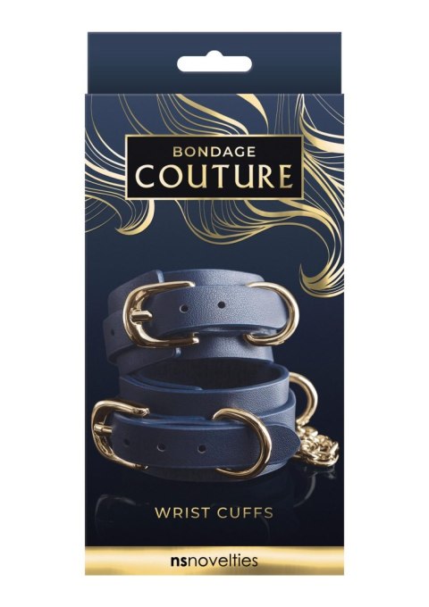 Kajdanki na nadgartski Bondage Couture blue