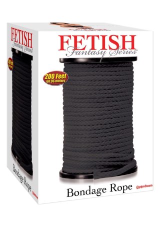 Lina do wiązania SCALA Shibari Black