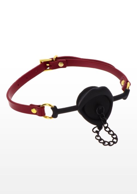 Knebel do ust TABOOM z zatyczką Kinky Gag red