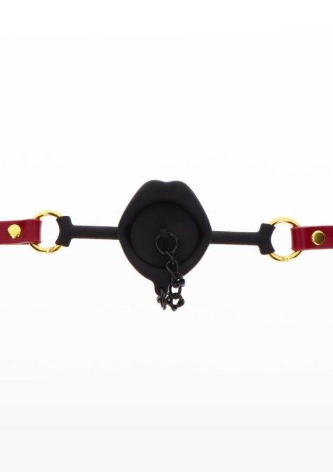 Knebel do ust TABOOM z zatyczką Kinky Gag red