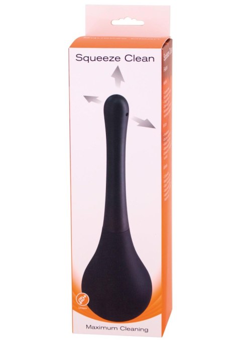 Gruszka do czyszczenia SCALA analna Squeeze Clean Black