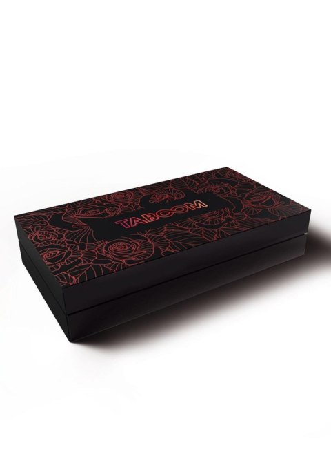 Pas z różami Wild Roses Bondage Belt Black