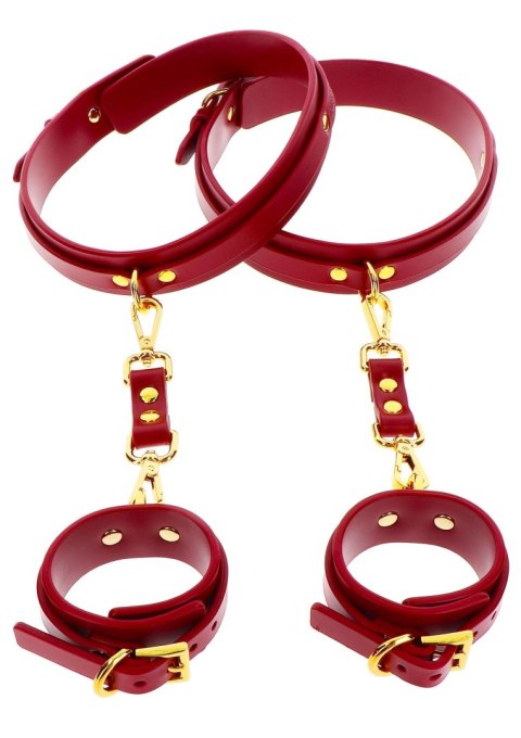Zestaw mankietów Taboom Wrist To Thigh Cuff Red