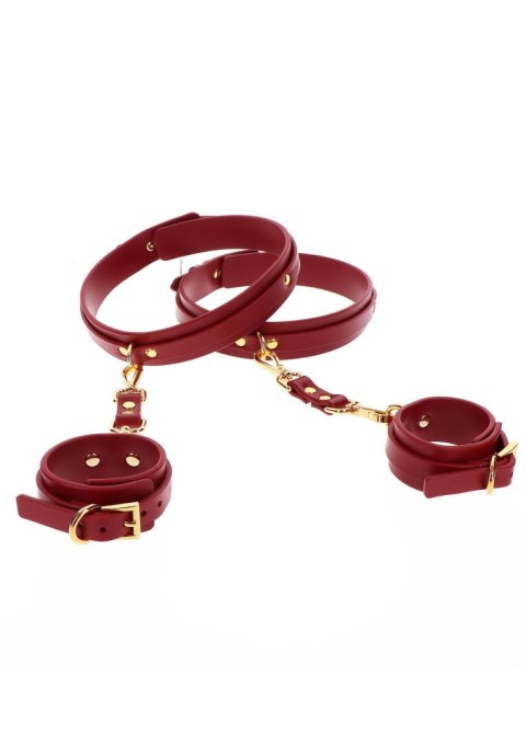 Zestaw mankietów Taboom Wrist To Thigh Cuff Red