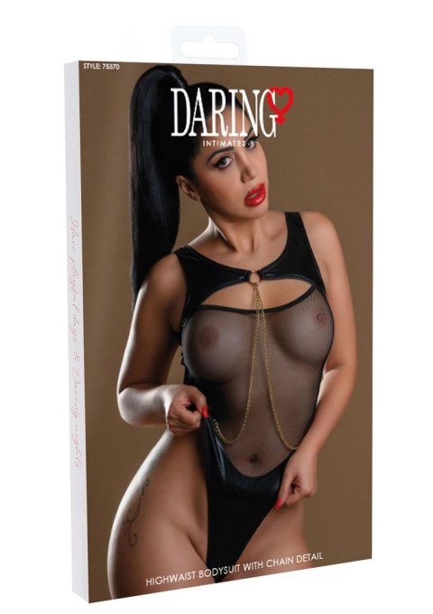 Highwaist Bodysuit With Chain Black