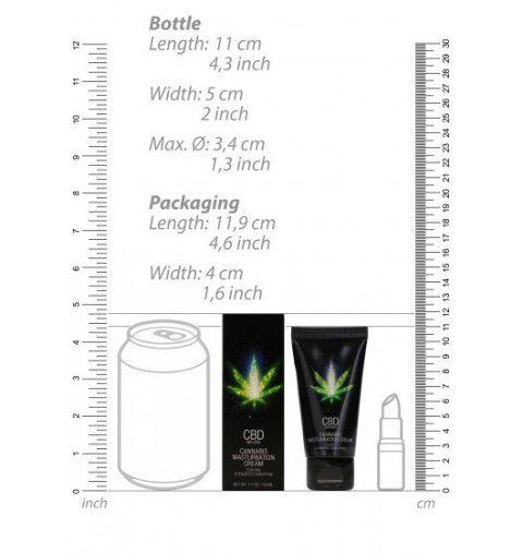 Shots CBD Cannabis Masturbation Cream For Him 50 ml