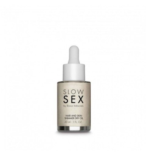 Slow Sex Hair and Skin Shimmer Dry Oil