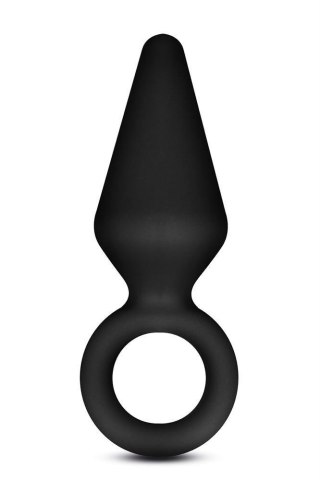 Korek analny Adventures loop plug Small black