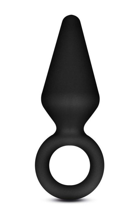 Korek analny Adventures loop plug Small black